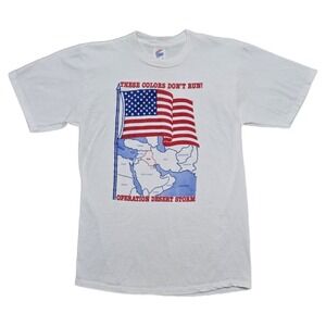 Vintage 90s Operation Desert Storm T-Shirt Mens Large These Colors Dont Run